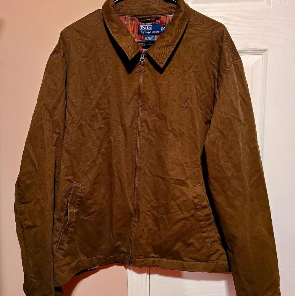 Ralph Lauren Cotton Olive Jacket Size XXL